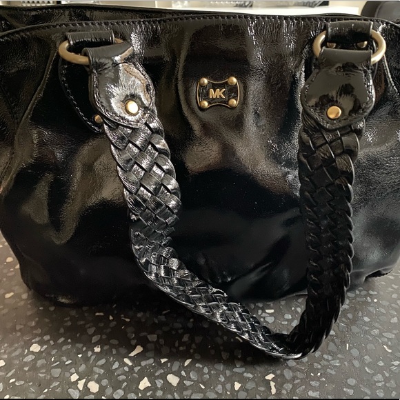 Michael Kors Black Patent Leather Bag - Picture 2 of 15